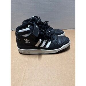 Adidas Forum Black Mid Top Trainers size US 9 G19483 VINTAGE 2010 BASKETBALL
